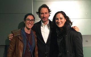 Las doctoras Beatriz Acacio y Ana López junto a Victor Küppers